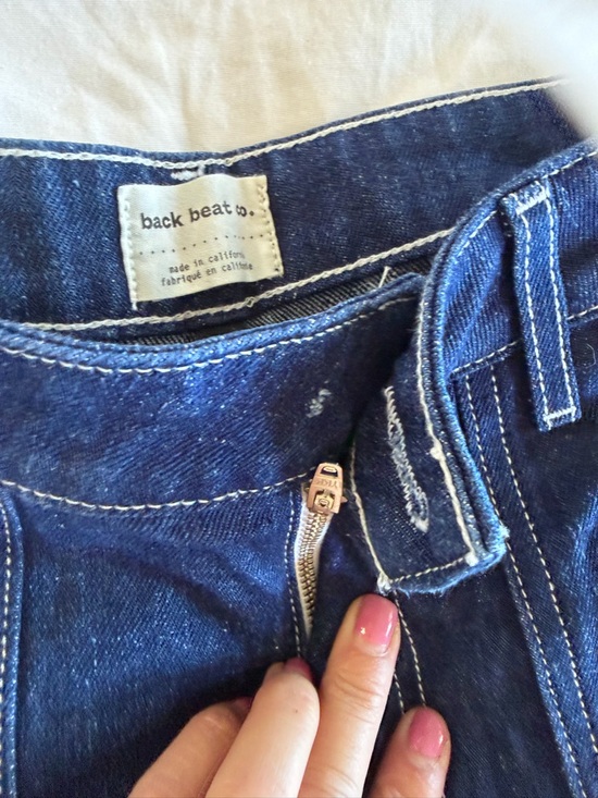 Back Beat Co. Relaxed Indigo  Utility Work Jeans size 6 - Picture 6 of 15